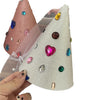 Color Diamond Princess Cap Triangle Cap Children's Festival One-year-old Party Venue Atmosphere Photo Props