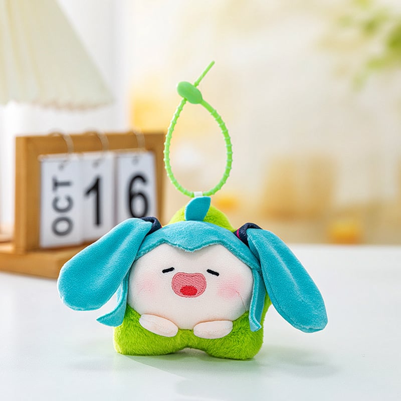 Little White Dog Plush Doll Squeaking Doll Children's Plush Toy Gift for Girlfriend