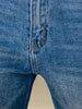 Women's High-Waisted Stretch Skinny Flare Jeans - Vintage Street Style, Distressed Denim With Button And Zipper Fly Closure - Comfortable Blend Casual Pants For Casual Attire