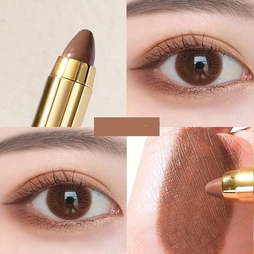 High-gloss double-headed pearlescent fine flash contour and brightening eyeshadow stick