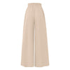Women's High Waist Wide Leg Pants Elastic Drawstring Casual Loose Flowy Trousers With Pockets