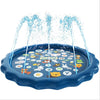 PVC children's water spray mat outdoor water spray mat grass children's water spray mat letter water spray mat