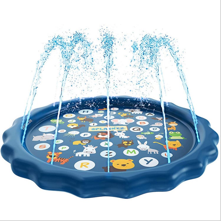PVC children's water spray mat outdoor water spray mat grass children's water spray mat letter water spray mat