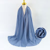 Elegant Pearl Chiffon Scarf for Women
