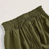Women's Solid Color High-Waist Knot Detail Flowy Pleated Midi Skirt - Elegant A-Line Skirt For Spring Summer