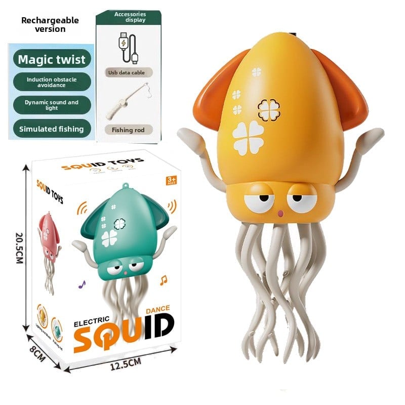 Electrically sensing magic dancing octopus