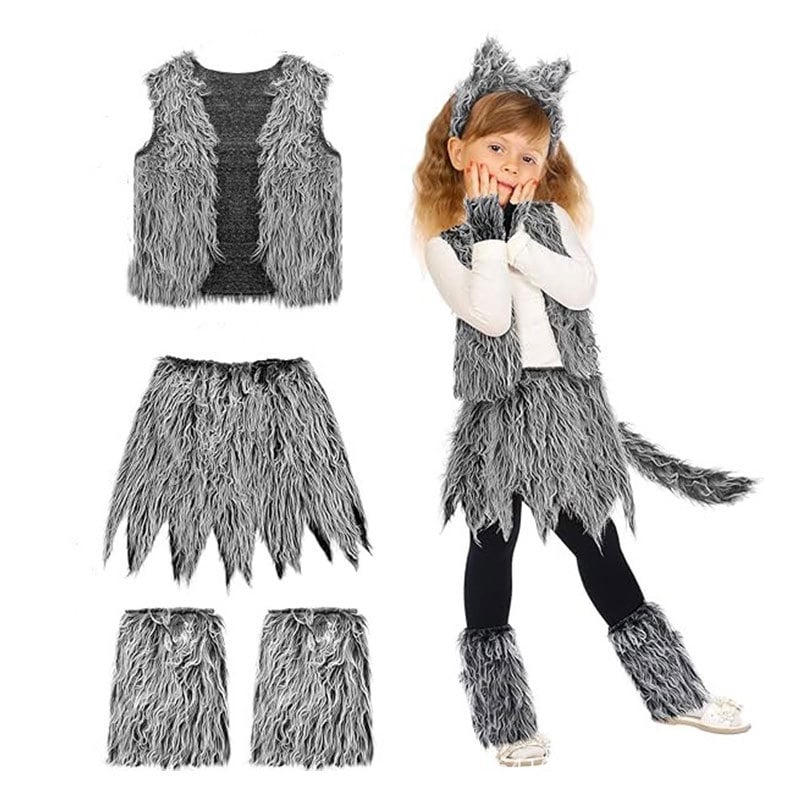 Wolf Ears Head Button Mask