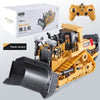children's remote control excavator engineering vehicle alloy digging dump truck bulldozer toys