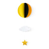 Wedding holiday birthday party decoration supplies three-dimensional hanging ornaments love hot air balloon cloud window pendant