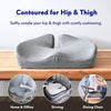 Memory foam lumbar support cushion