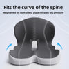 Memory foam one-piece cushion backrest integrated cushion pillow student office chair cushion car waist support butt cushion