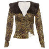 Long Sleeve Slim Fit Midriff-baring Temperament Top