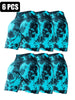 6PACK Solid-color High-waisted Three-inch Shorts