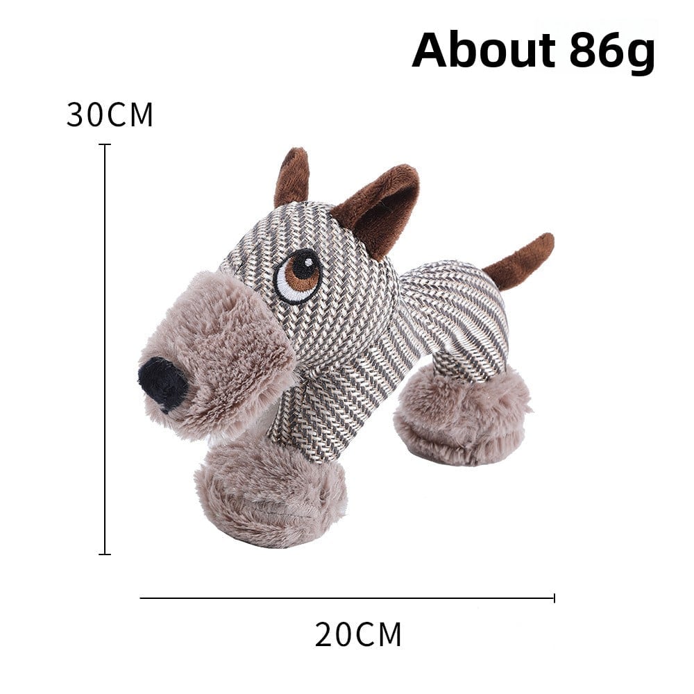 Plush Bite-Resistant Sound Pet Toys for Dogs and Cats