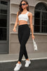 New Yoga Stretch Sports Pants For Women, Peach Hip Lifting Running Speed Dry Pocket Bottom Tight Pants