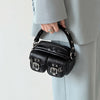 Hot girl motorcycle camera small square bag
