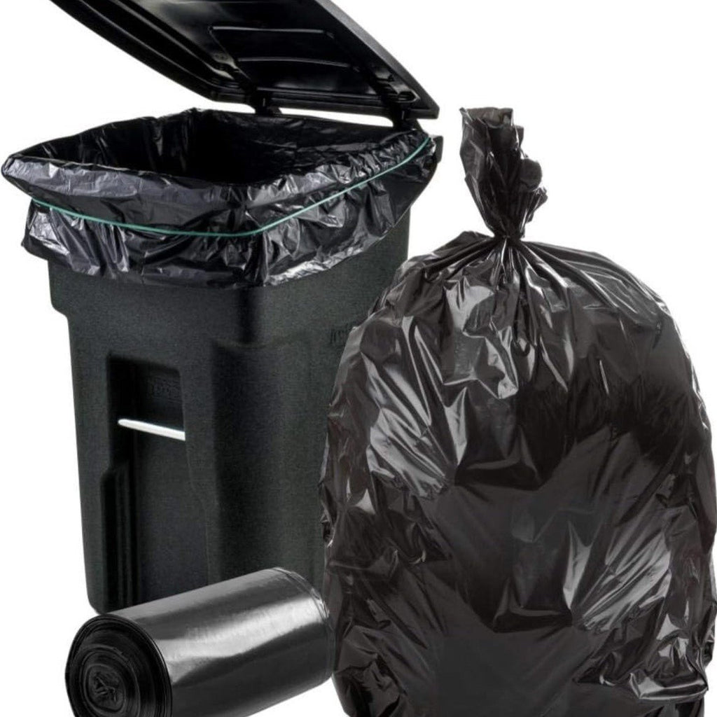 Flat-mouthed light-proof garbage bag