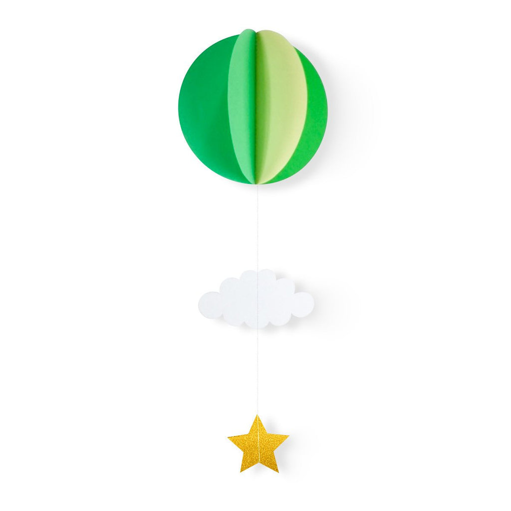 Wedding holiday birthday party decoration supplies three-dimensional hanging ornaments love hot air balloon cloud window pendant