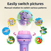 Children's projection flashlight camera toy puzzle luminous toy