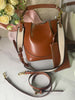 Large-capacity wide-shoulder strap handbag