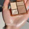 Four-color high-gloss repair plate shadow Pearl matte brightening glitter powder high-gloss powder cake repair plate natural three-dimensional cross-border