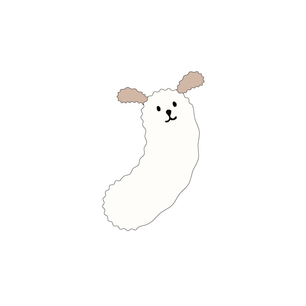 U-shaped pillow for puppies and kittens