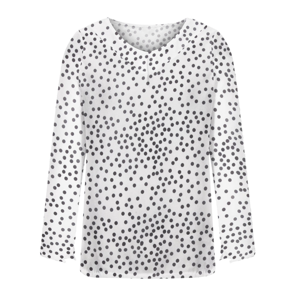 Women's Clothing Casual V-neck Temperament Top