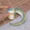 Cute Little Snake Doll Plush Toy Cloth Doll Green Snake Doll Sofa Living Room Decoration