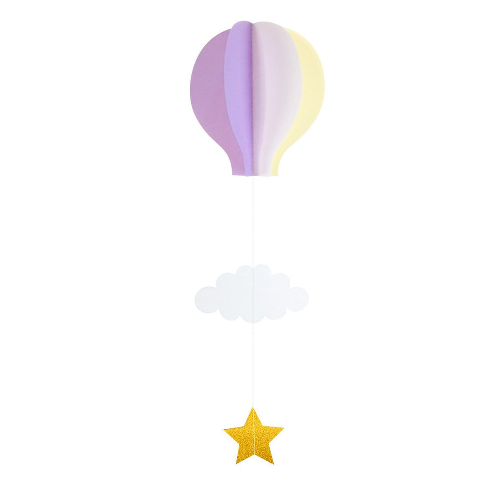 Wedding holiday birthday party decoration supplies three-dimensional hanging ornaments love hot air balloon cloud window pendant