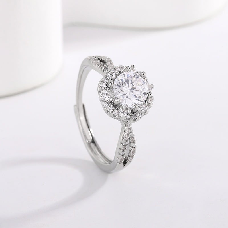 Semi-morganite ring