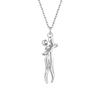 Love Hug Necklace for Couples 18K Gold Unisex Jewelry Simple Clavicle Chain For Valentine's Day Gift