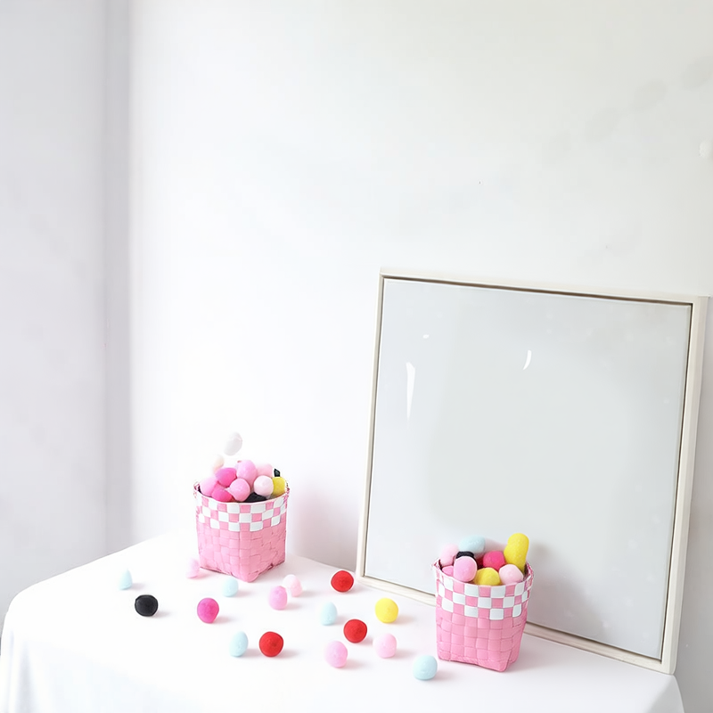 DIY Decorative Fur Ball Strings for Party and Room Decor