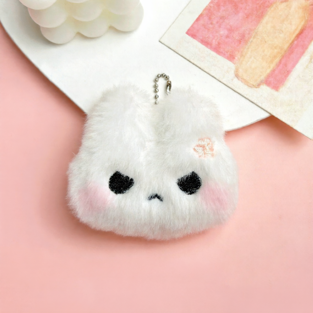 Cute Squeaky Plush Pendant Keychain