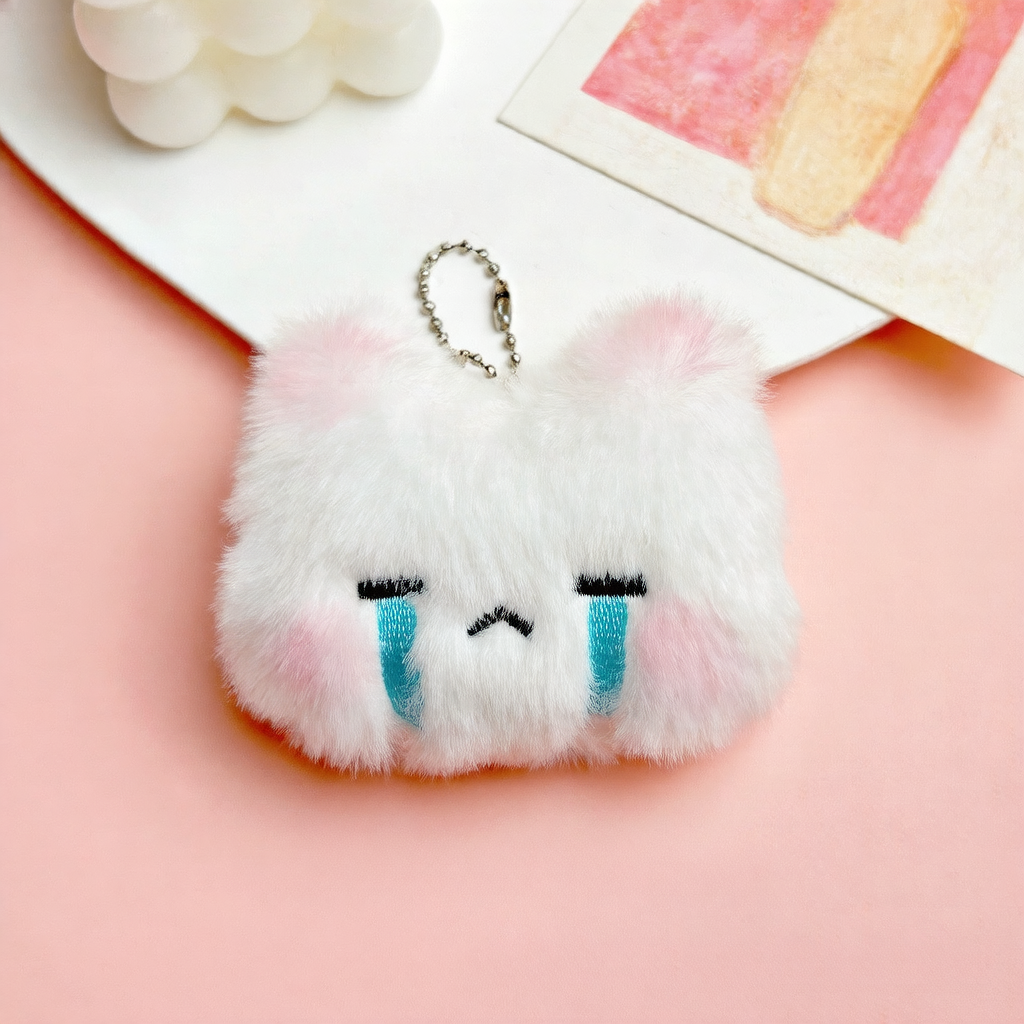 Cute Squeaky Plush Pendant Keychain