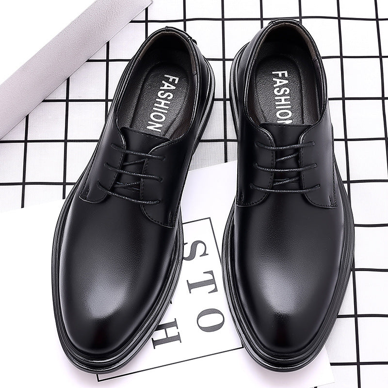 Leather men's shoes