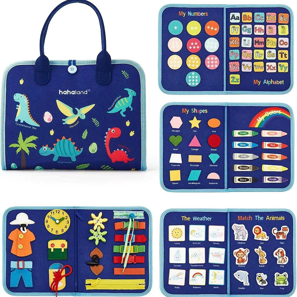 Montessori Felt Busy Board for Kids - Early Educational DIY Activity Toy