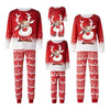 Parent-Child Two-piece Suit Elk Printing Pajamas Suit Homewear