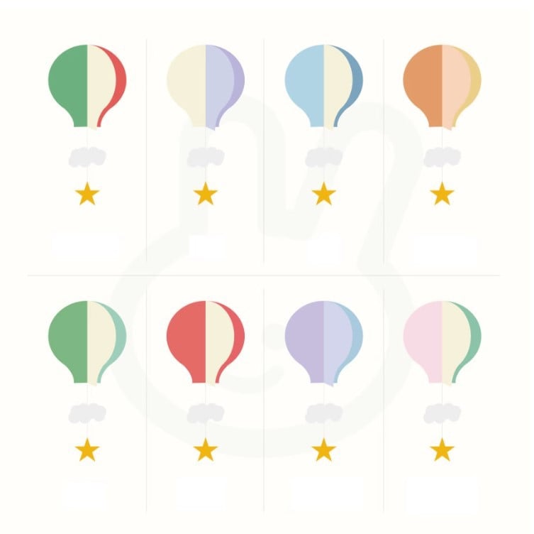 Wedding holiday birthday party decoration supplies three-dimensional hanging ornaments love hot air balloon cloud window pendant