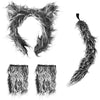 Wolf Ears Head Button Mask