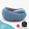 A U-shaped neck guard pillow that can be stored