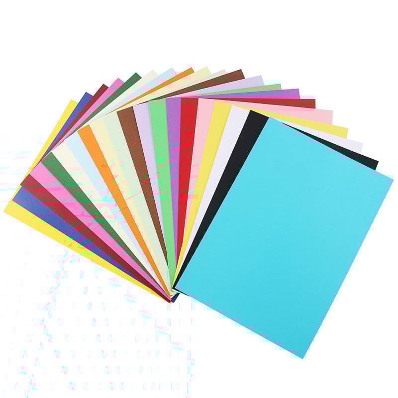 Handmade colored cardstock