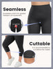 Yoga Pants - Seven Points High-waisted Oblique Pockets To Tighten The Abdomen Solid Color Zhangqing
