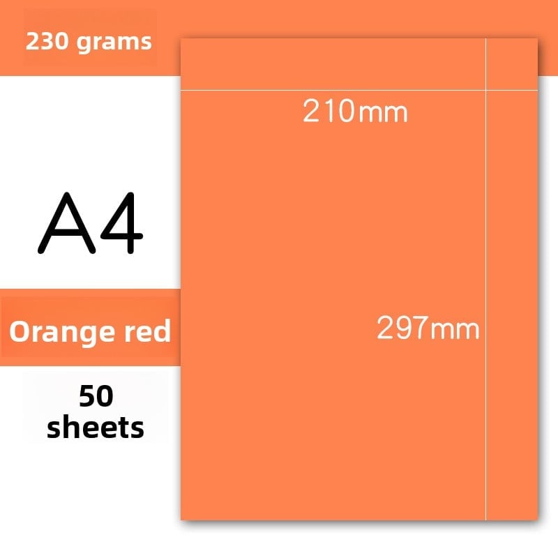 Handmade colored cardstock