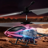 Alloy remote-controlled helicopter, shockproof and anti-collision aircraft with light toy