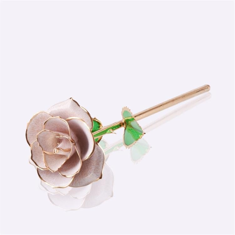 Paint rose real gold simulation rose gift box Valentine's Day gift Christmas gift wholesale
