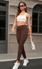 New Yoga Stretch Sports Pants For Women, Peach Hip Lifting Running Speed Dry Pocket Bottom Tight Pants