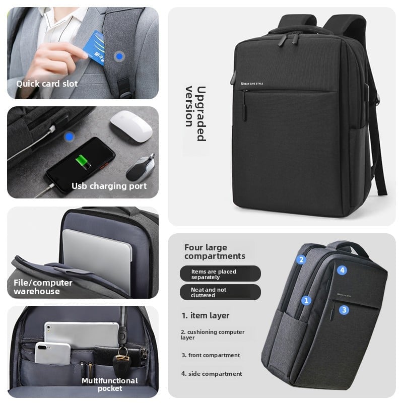 Backpack, a large-capacity business travel bag