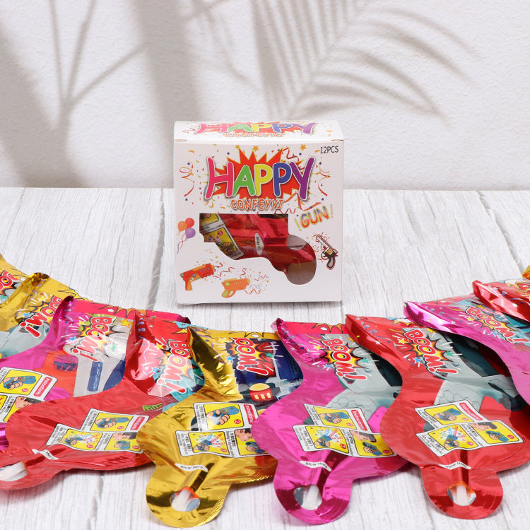 Inflatable Party Fireworks Gun - 12 Pack for Celebrations