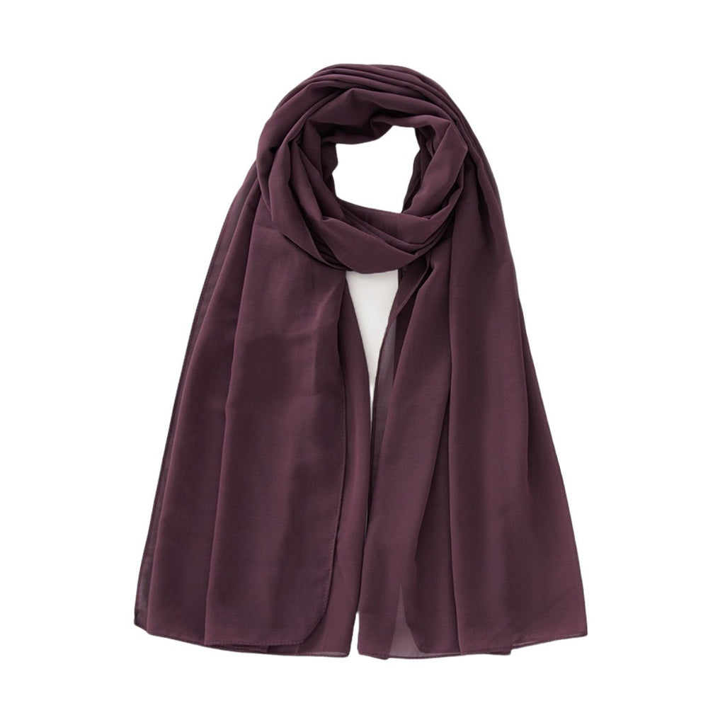 Monochrome Pearl Chiffon Bubble Scarf