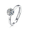 Adjustable diamond ring